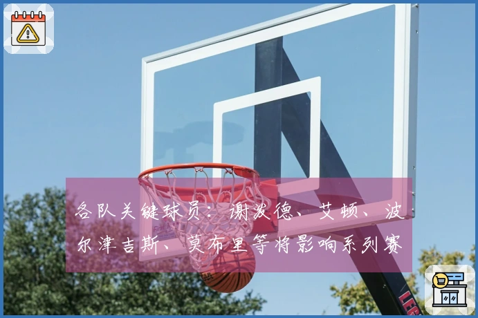 各队关键球员：谢泼德、艾顿、波尔津吉斯、莫布里等将影响系列赛结果